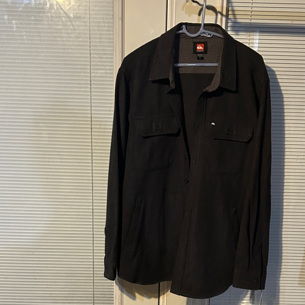 Quiksilver Men's Dark Gray Shirt Jacket